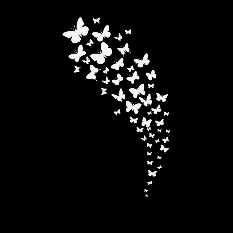 beau essaim papillon
