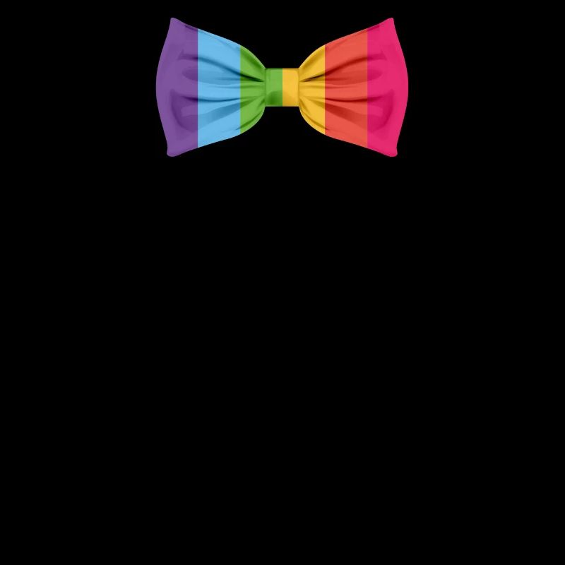 Rainbow Bow Tie Funny LGTBQ Gift