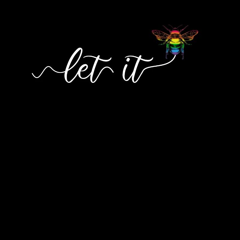 Süßes Bienen Imker Let It Bee LGBTQ Regenbogen
