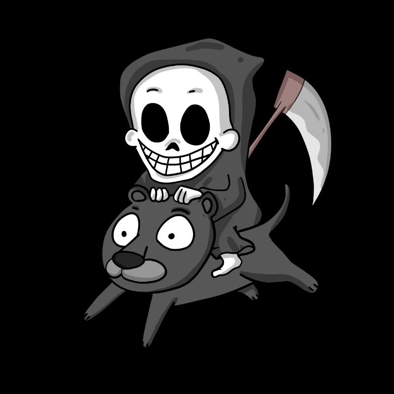 Sensenmann und Schwarzer Panther