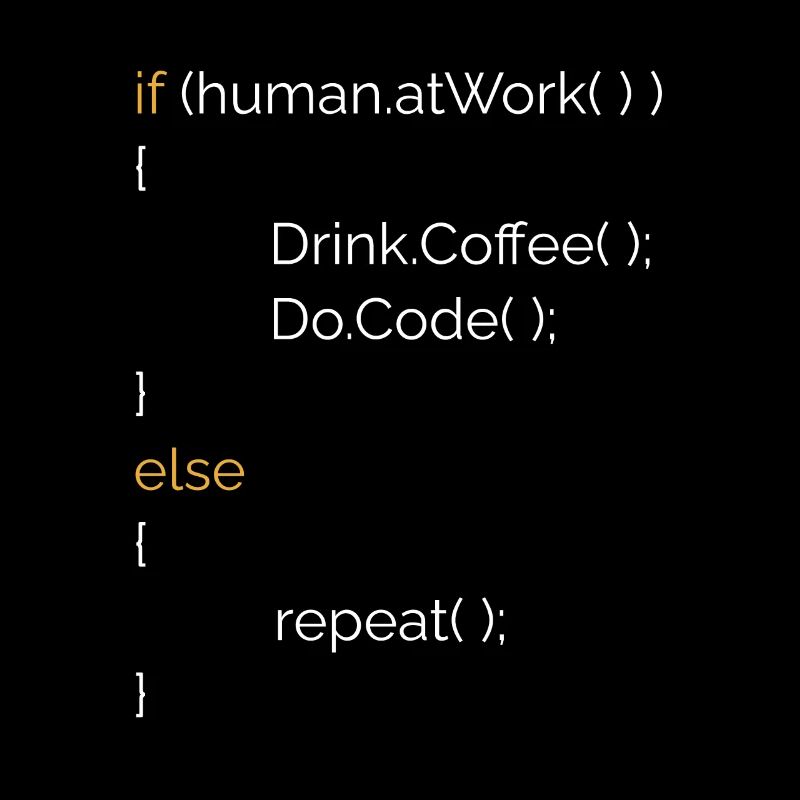 Programmeur Informaticien Café Cadeau C# Java