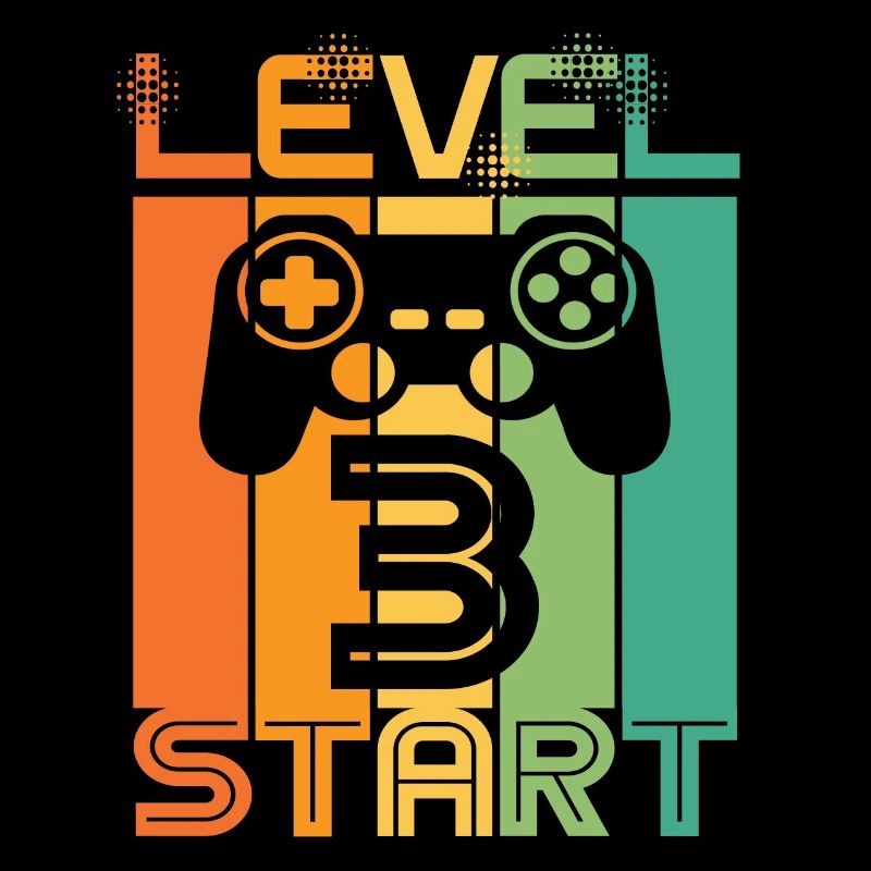 3. Geburtstag Level 3 Start Video Game Design