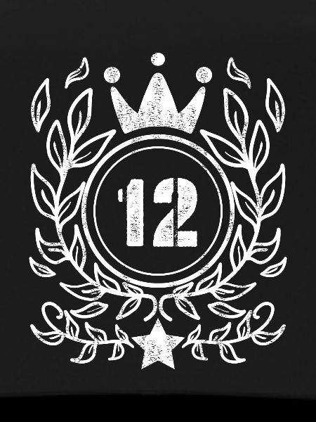 Couronne à 12 numéros