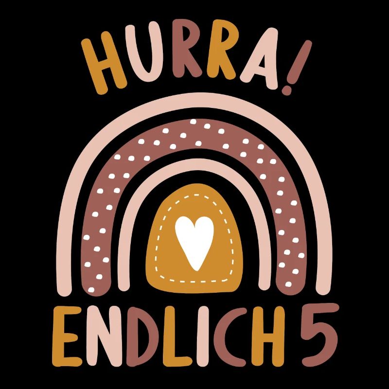 5 Jahre Geburtstagskind Regenbogen 5. Geburtstag