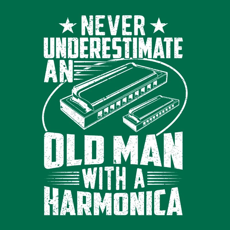 Old Man With A Harmonica