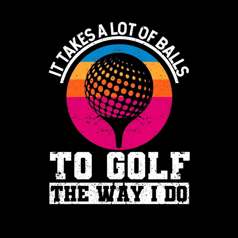 Golfeurs Vous avez besoin de beaucoup de balles pour obtenir comme ça