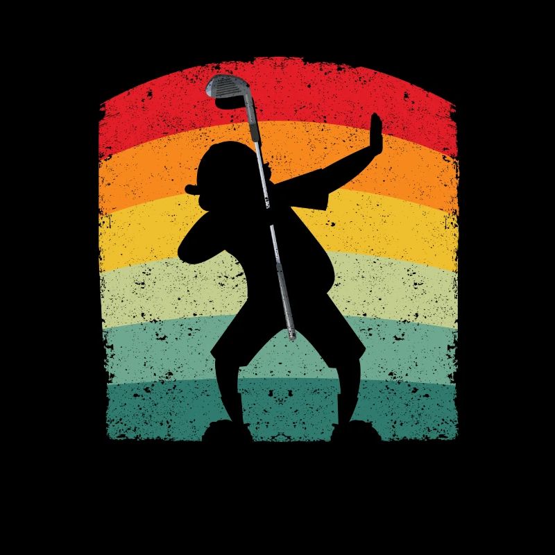 Dabbing Golf Player Golfer Golfing Fans Funny Dab