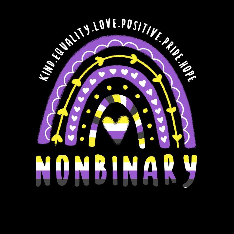Nonbinary Pride Arc-en-ciel non binaire