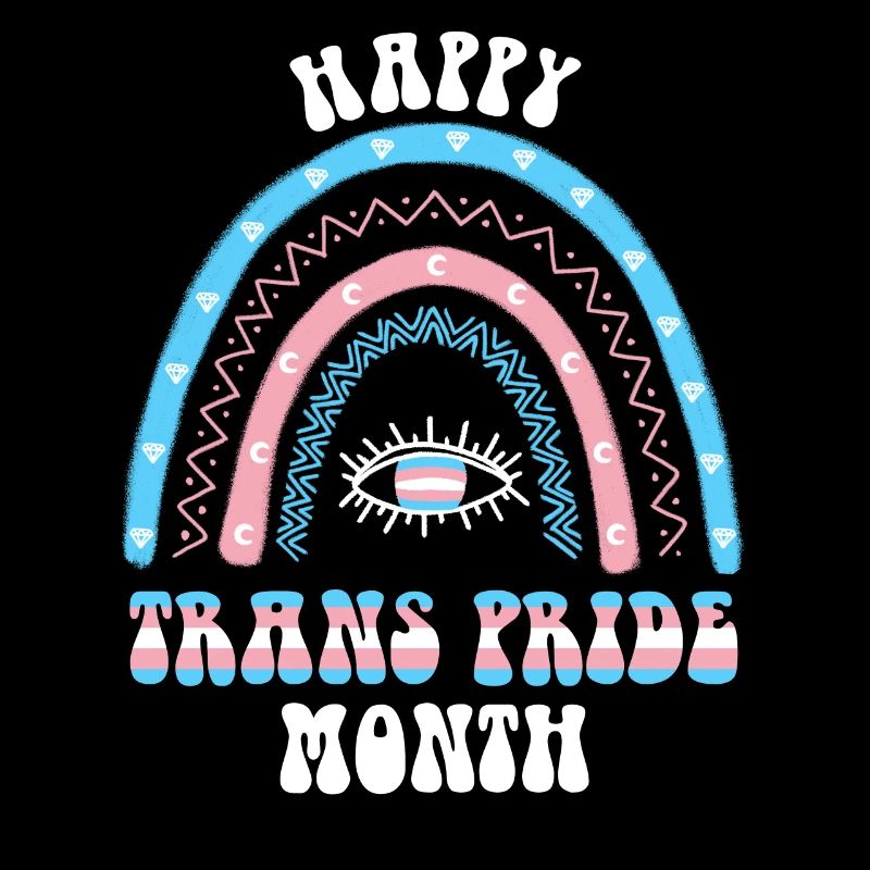 Rainbow Happy Trans Pride Mois Transgenre