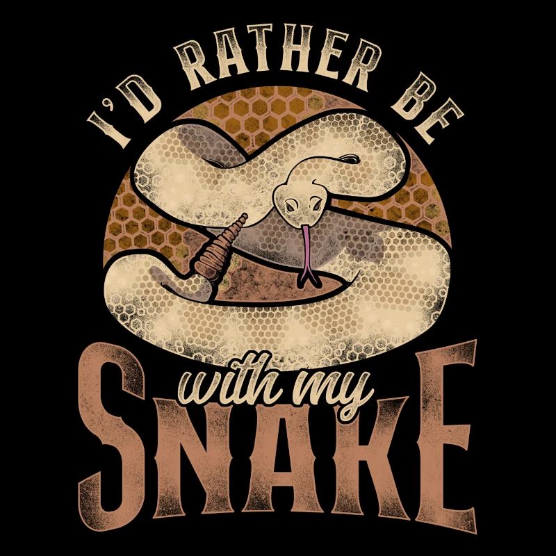 Snake Serpent Vintage I'D Rather