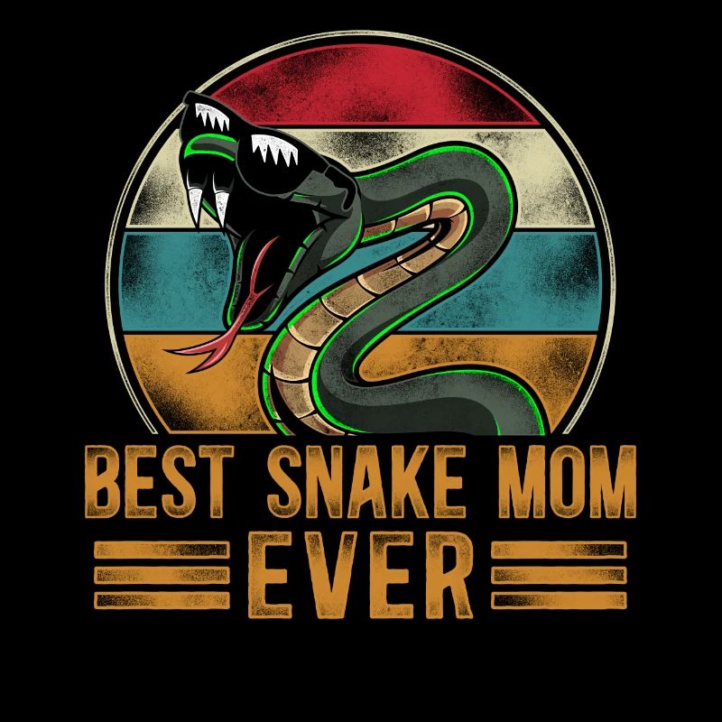 Serpent Serpent Maman Mère Rétro