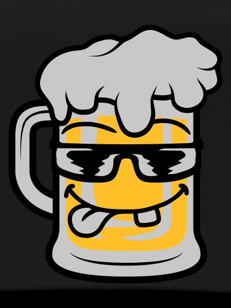 Cool Face Beer Mug