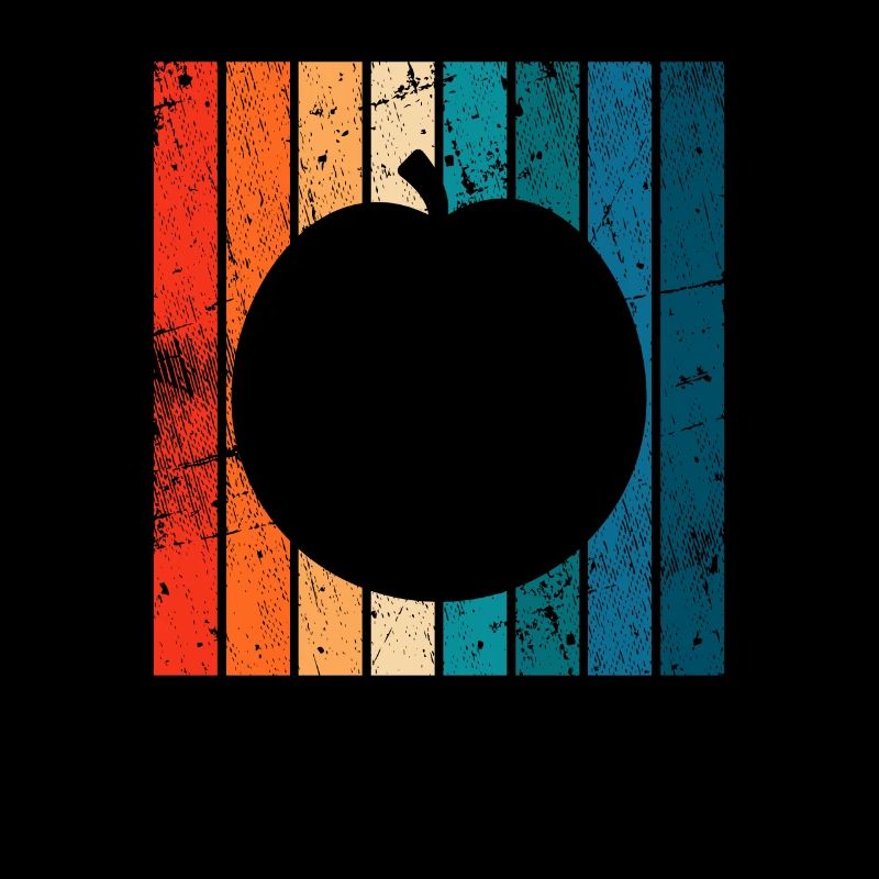 Apricot Fruit Lover Retro Veggie Diet Idée cadeau