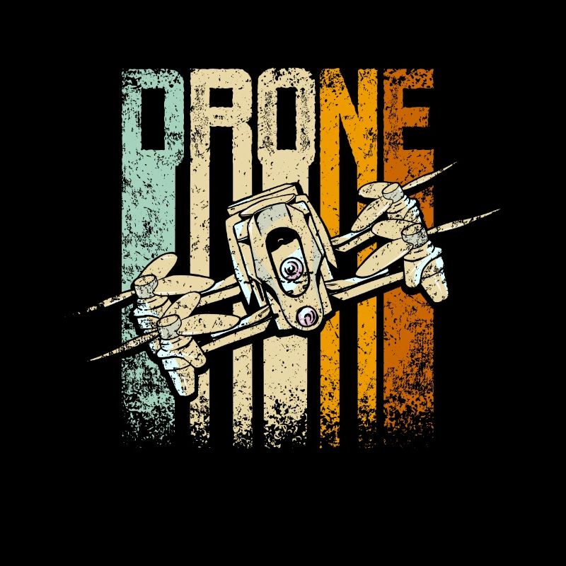 Drone rétro vintage