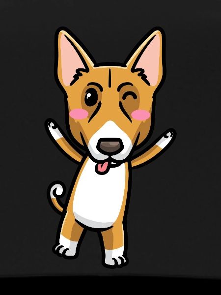Basenji Dog Emoticon