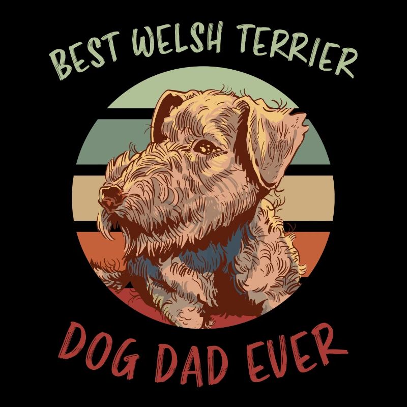 Welsh Terrier Dad Spruch Welsh Terrier Geschenk