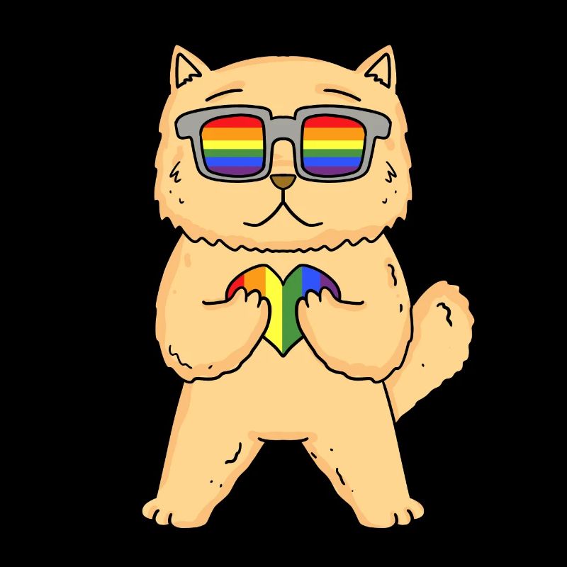 CHAT LGBT Chat Persan Arc-en-ciel