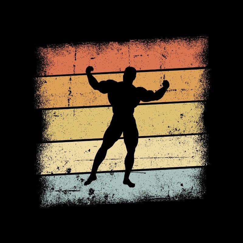 Bodybuilder Coucher de soleil