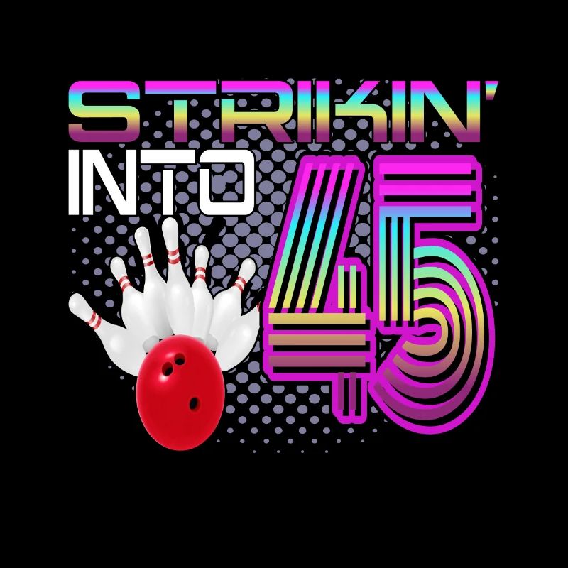 Frapper dans 45 Bowling Bowler 45e anniversaire