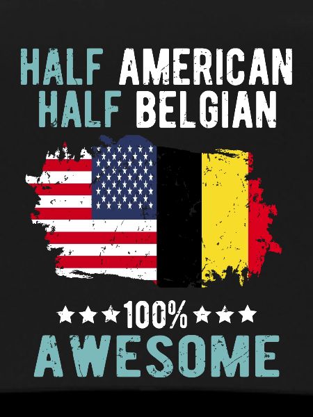 Half American Half Belgian