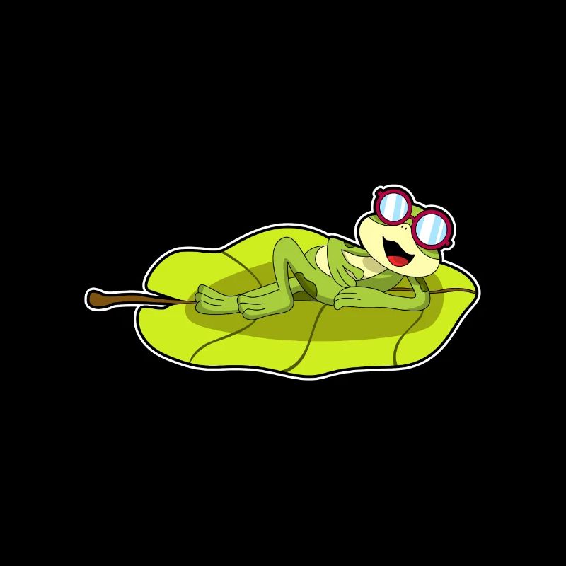 Frog with sunglasses
