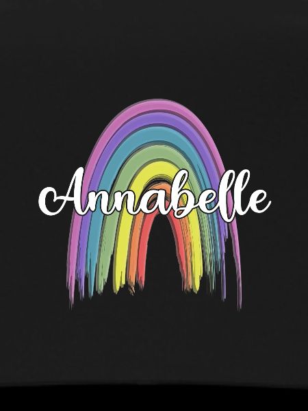 ANNABELLE Rainbow Cursive