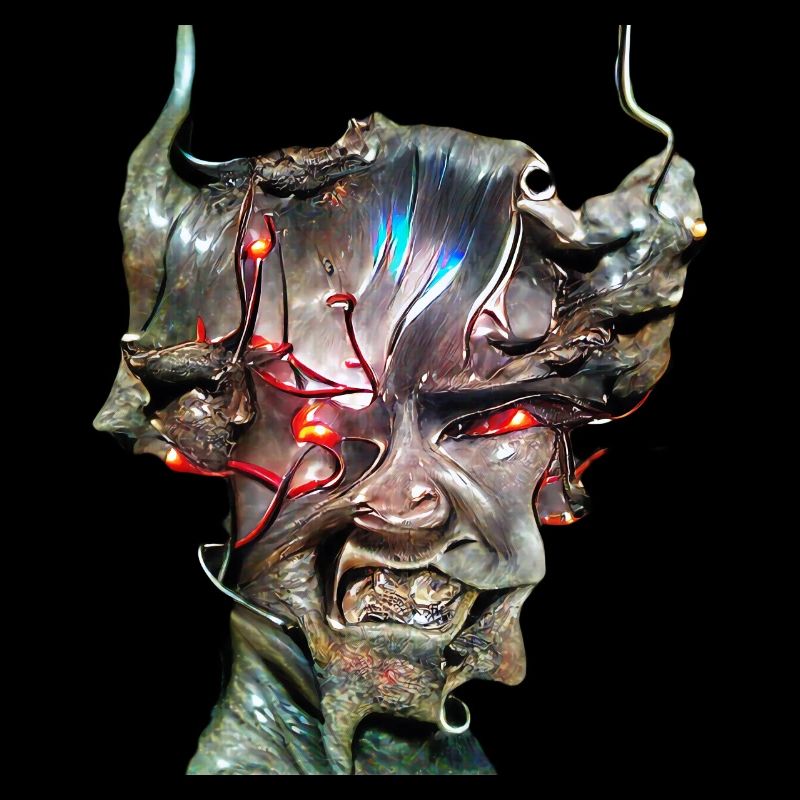 Cyber Demon Face