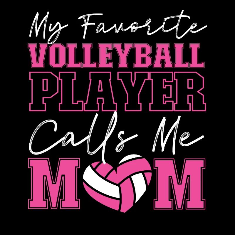 Joueuse de volleyball Équipe Maman Mère