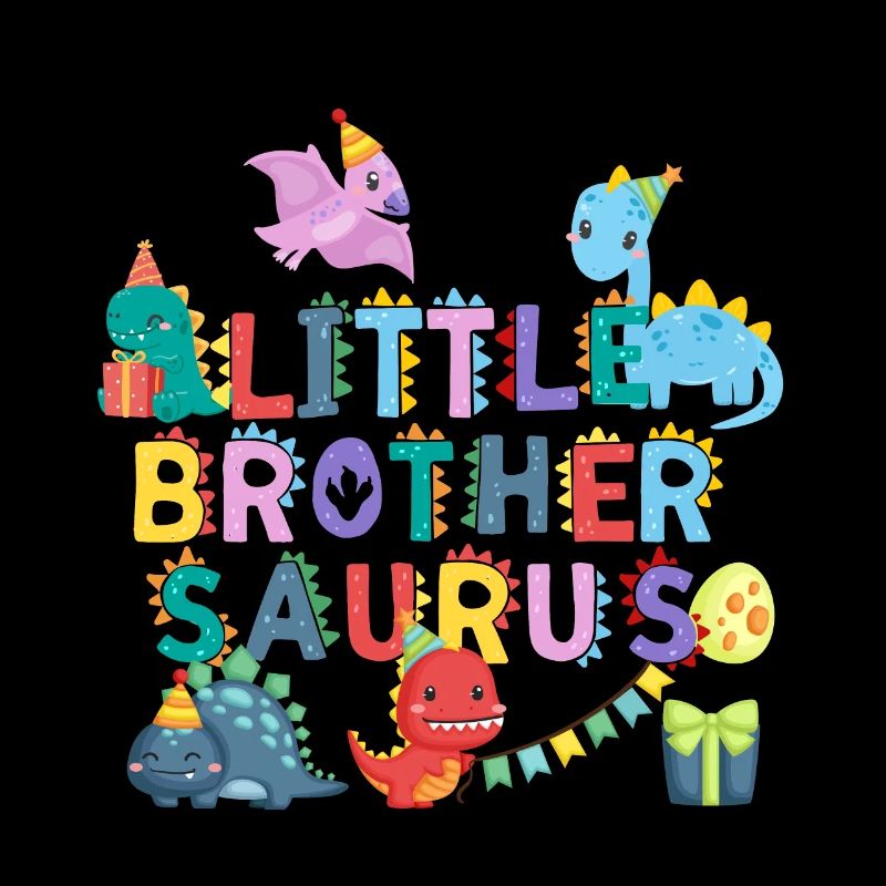 Petit frère Saurus | Tshirt de dinosaure Rawr |