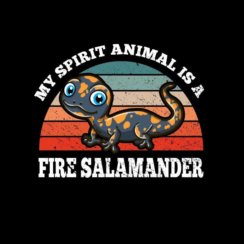 Feuersalamander Mon Animal Une salamandre de feu