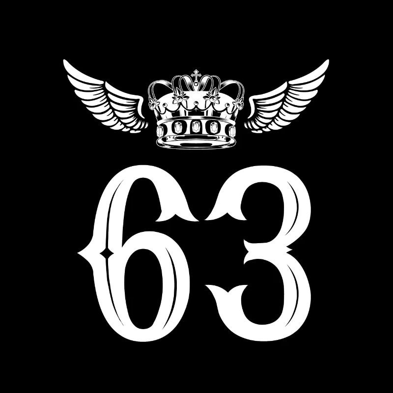 63 Number crown