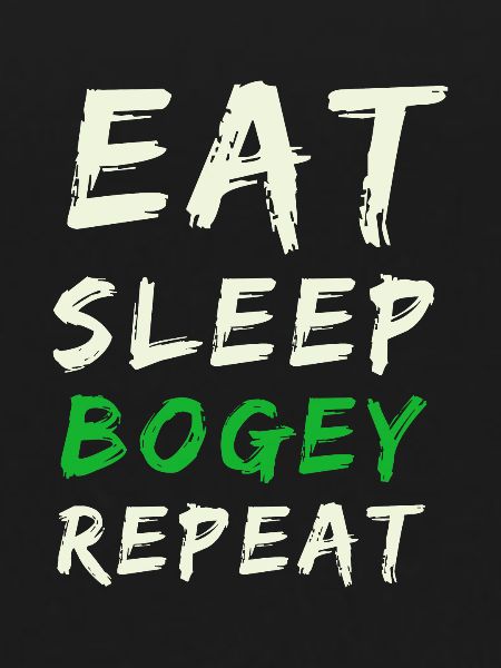 Eat sleep golf repeat