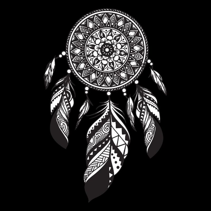 MANDALAS PLUMES Attrape rêve mandala