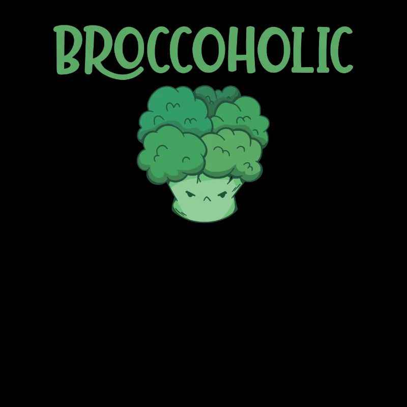 Broccoholic Vegan Meatless and Broccoli