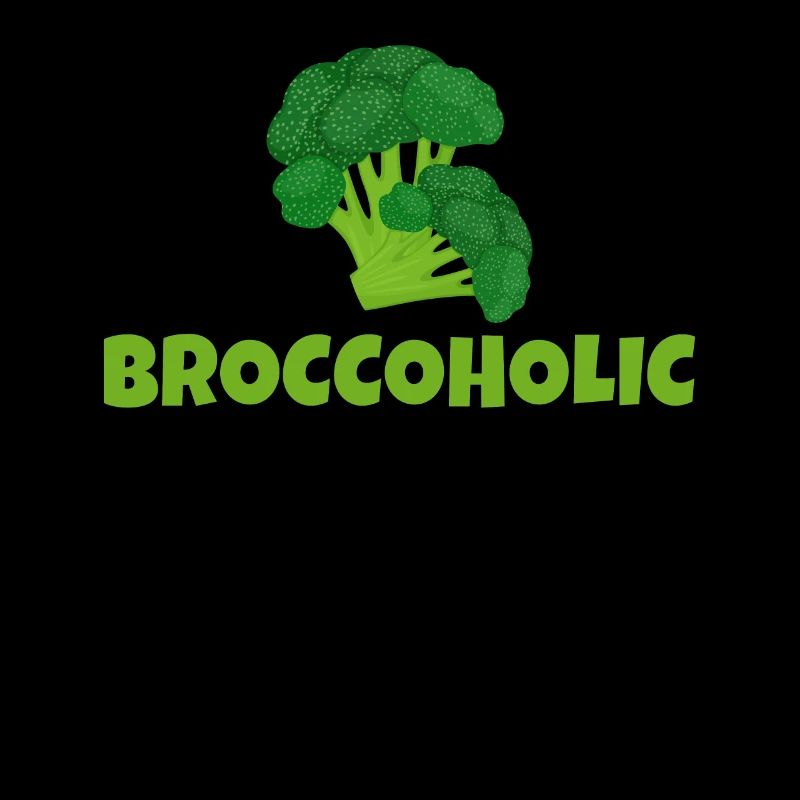 Broccoholic green vegetables broccoli vegetarian
