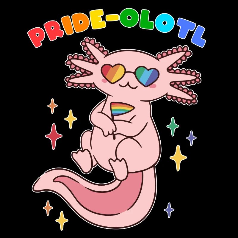 Axolotl Pride LGBTQ Stolz Geschenk