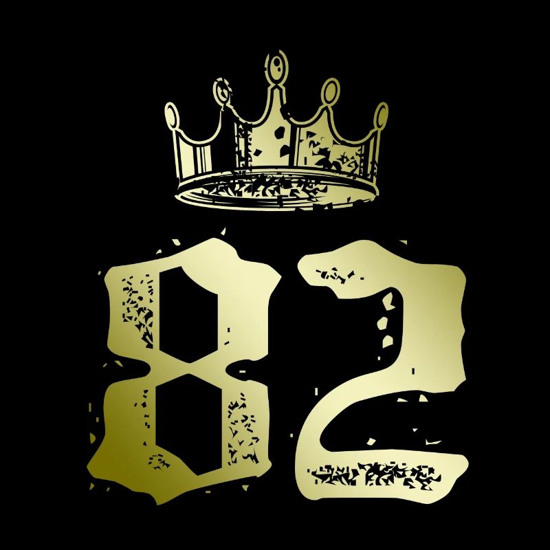 82 Number crown