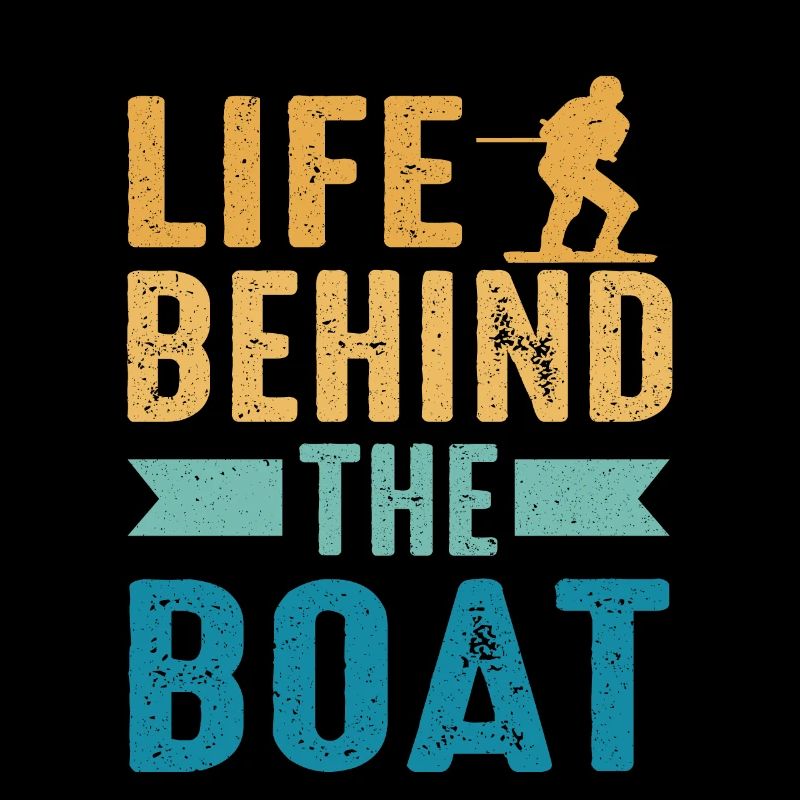 Leben hinter dem Boot Wakeboard Wakeboarding