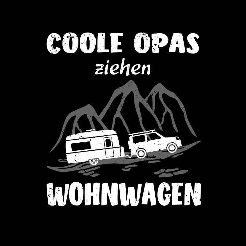 Wohnwagen Camping Opa