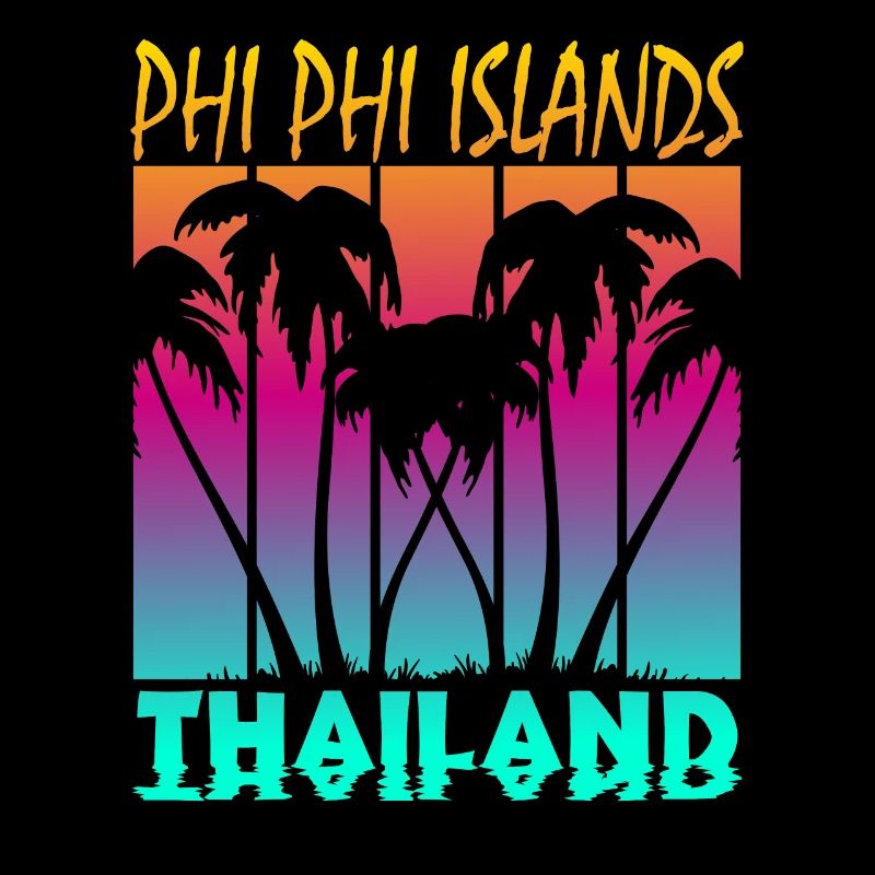 Vintage Phi Phi Islands Thailand
