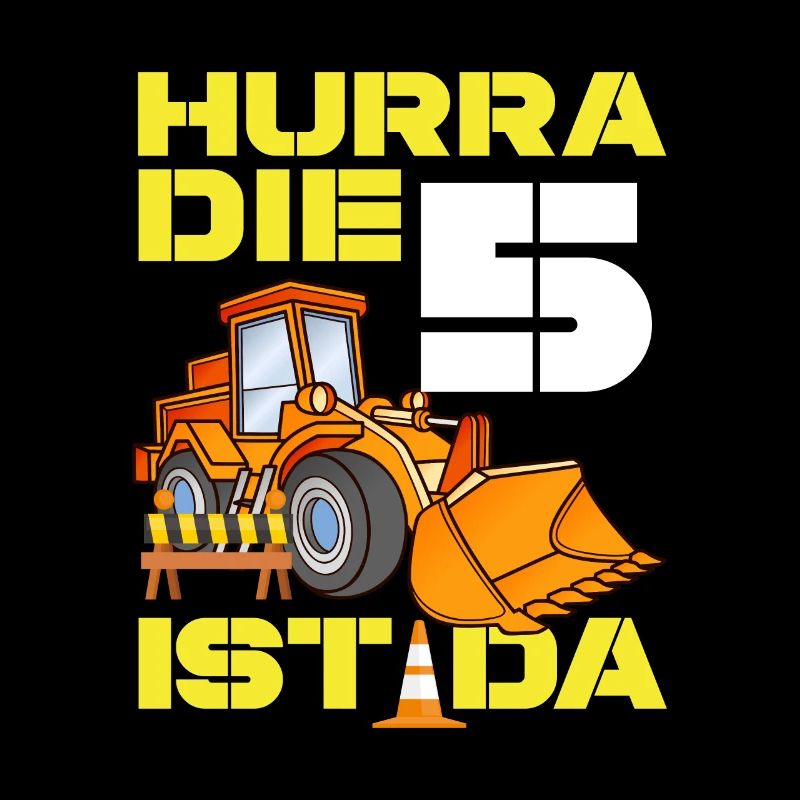 Excavator 5th Birthday Excavator Driver Boy Gift