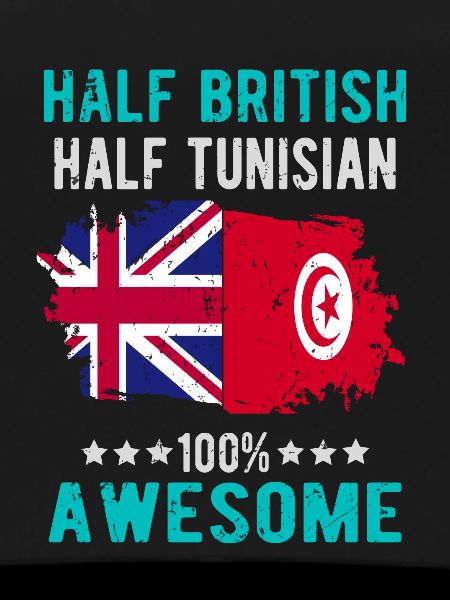 Half British Half Tunisian