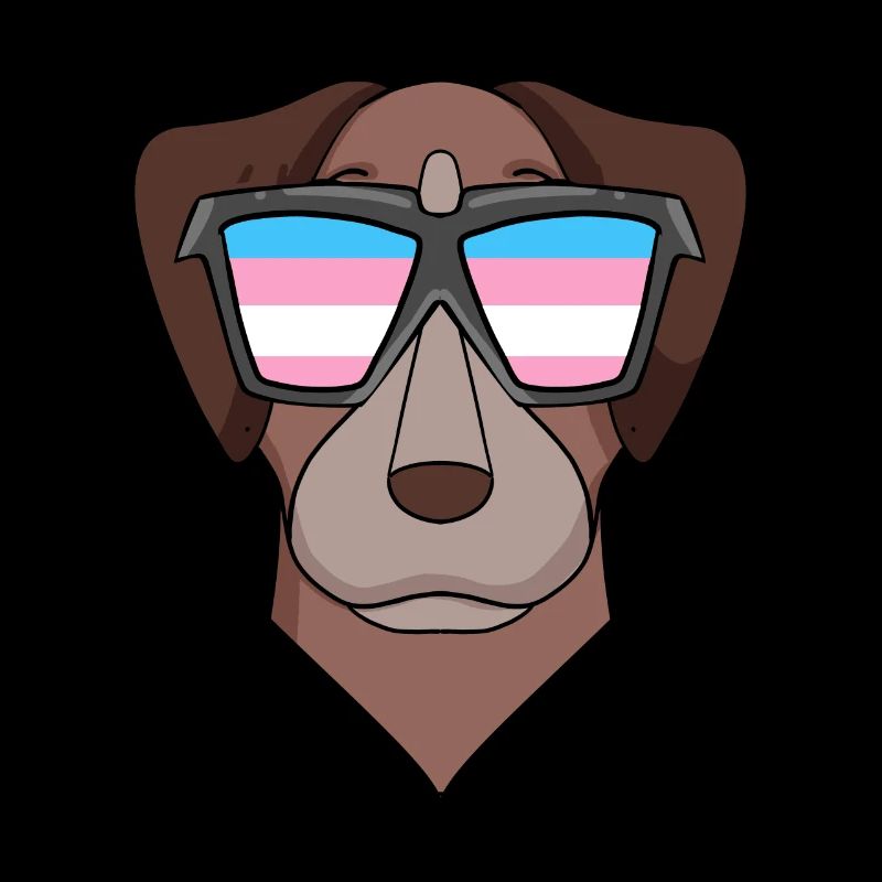 Transgender Transsexual Pointer Dog Gift