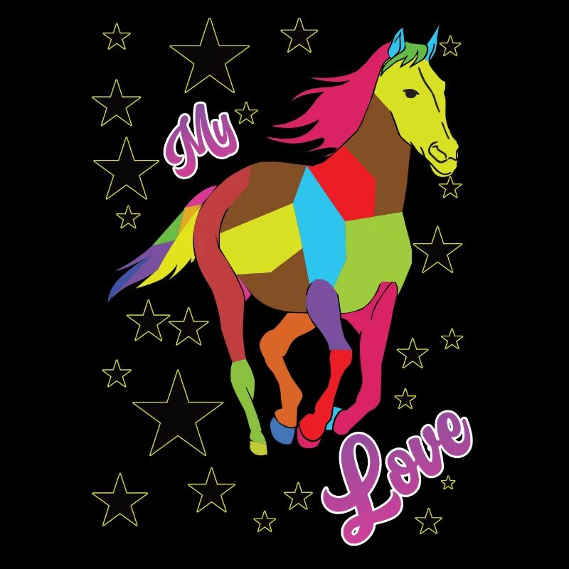 Cheval arc-en-ciel