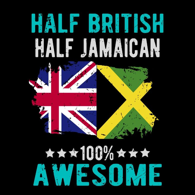 Half British Half Jamaican