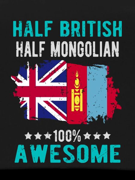 Half British Half Mongol