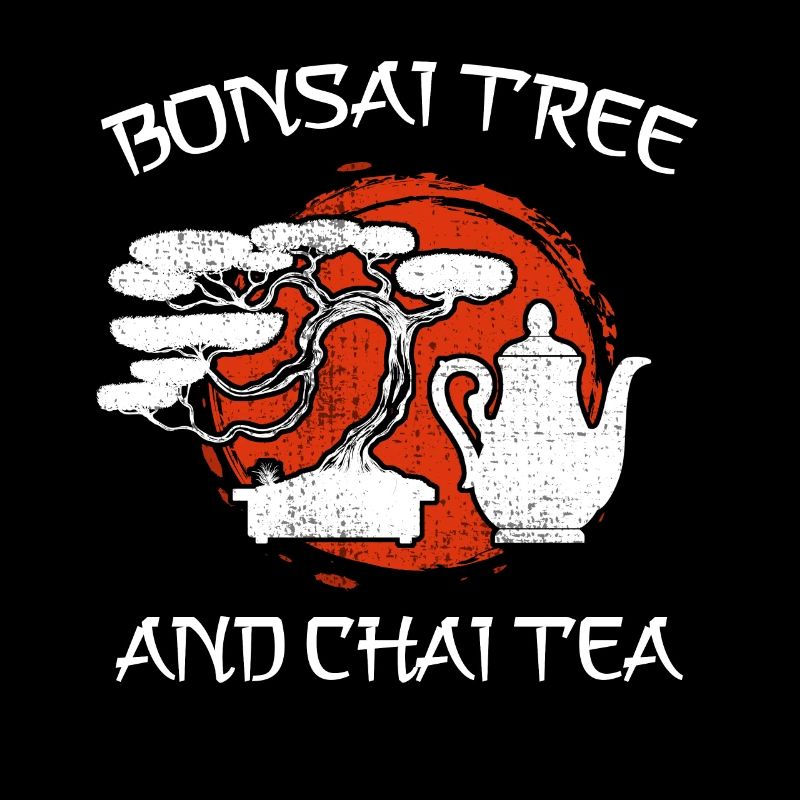 Chai Tea Retro Japanese Bonsai Tree Gift Idea