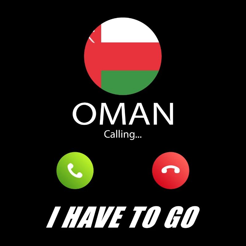 Oman ruft an Lusiger Flaggen Spruch