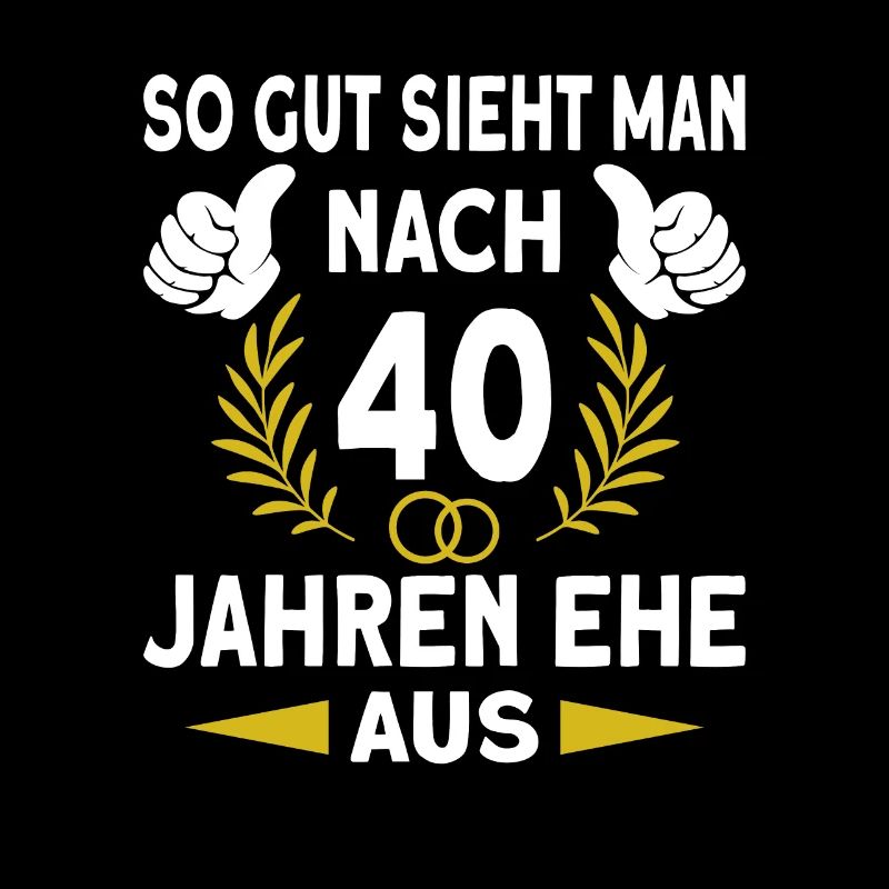 Rubinhochzeit 40 Hochzeitstag Ehemann Ehefrau