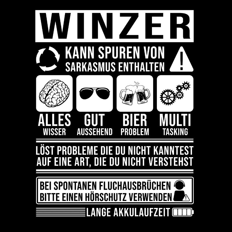Winzer Spruch lustig